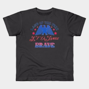 BRAVE ETTA JAMES - LAND OF THE FREE Kids T-Shirt